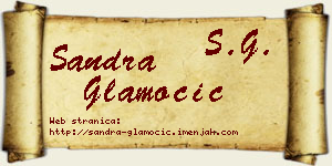 Sandra Glamočić vizit kartica